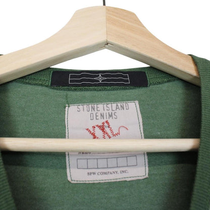 Stone Island Denims SS 2008 Green Short Sleeve Cotton T-Shirt