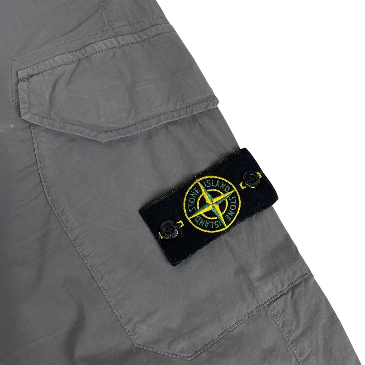 Stone Island SS 2020 Grey RE-T Fit Cargo Trousers