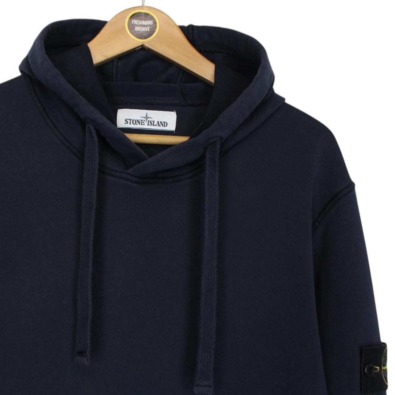 Stone Island SS 2020 Navy Blue Cotton Hoodie Jumper