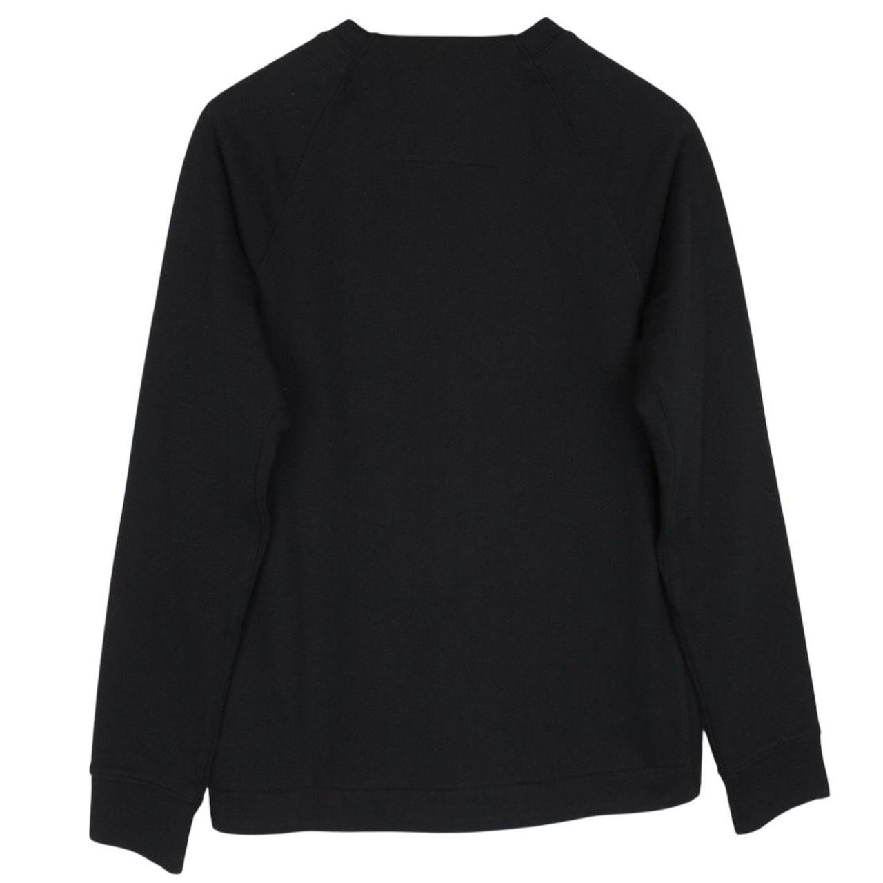 CP Company Black Diagonal Raised Fleece Cotton Sweatshirt