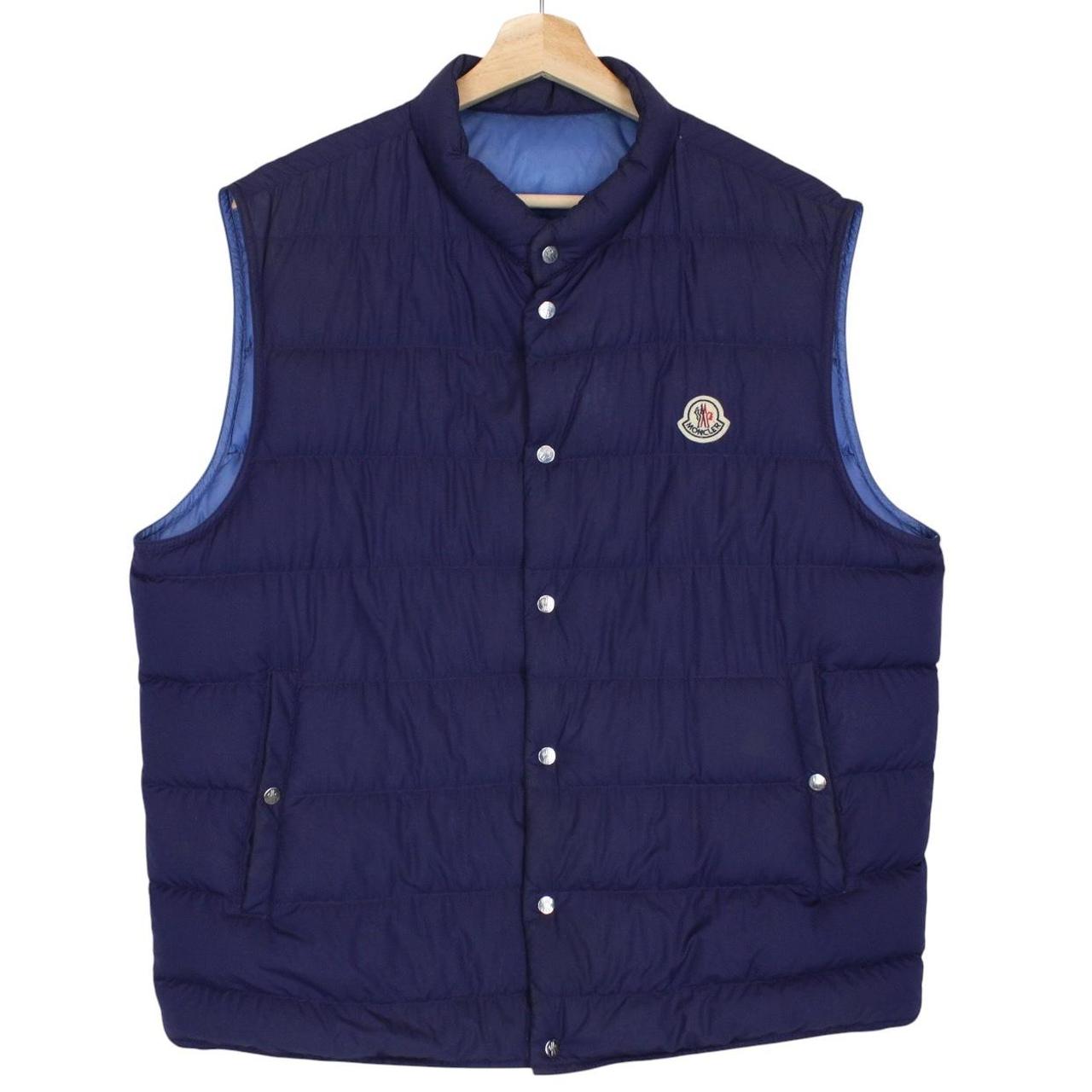 Moncler Navy Blue Febe Quilted Gilet / Bodywarmer
