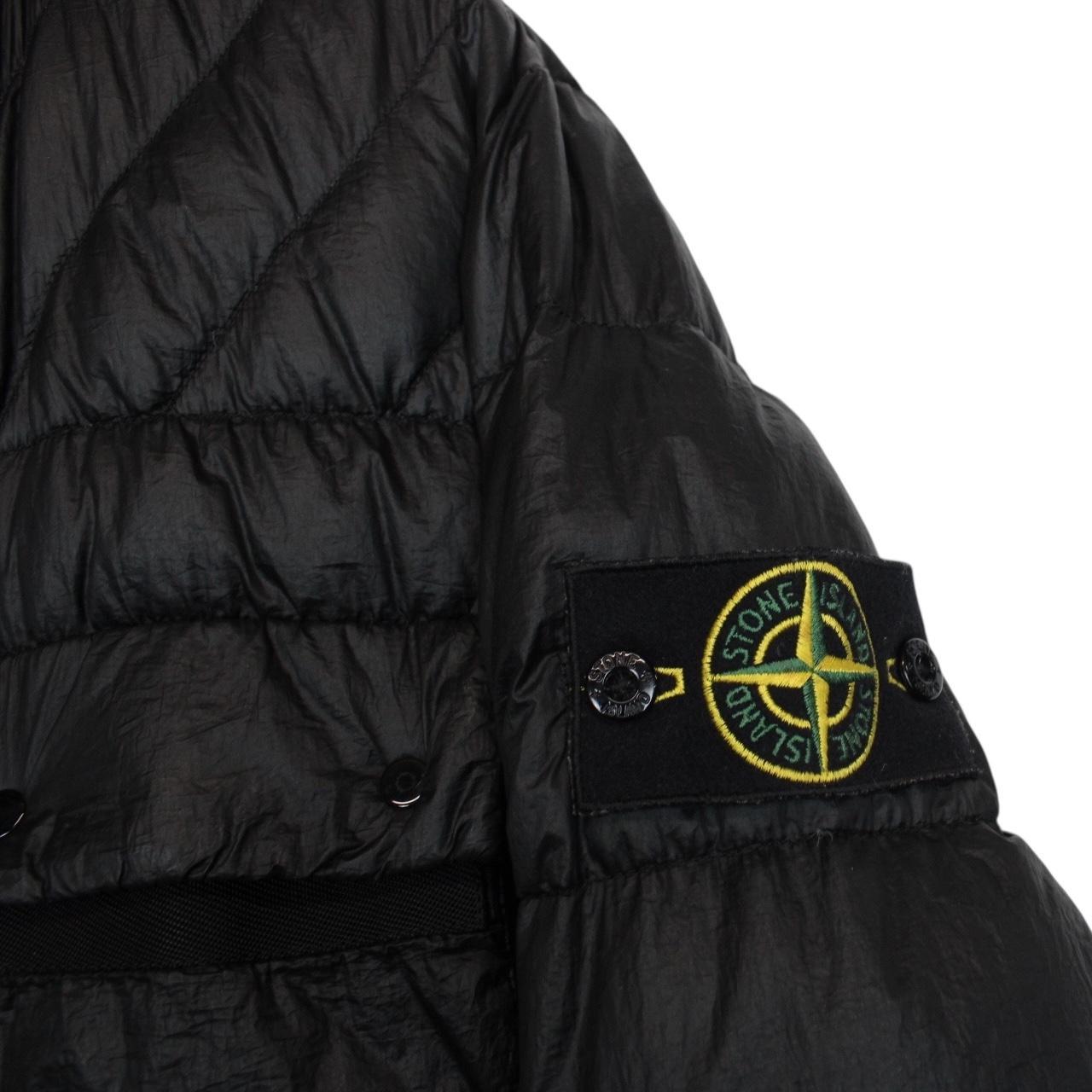 Stone Island AW 2011 Black Garment Dyed Down 26 GR x SQM_N Puffer Jacket