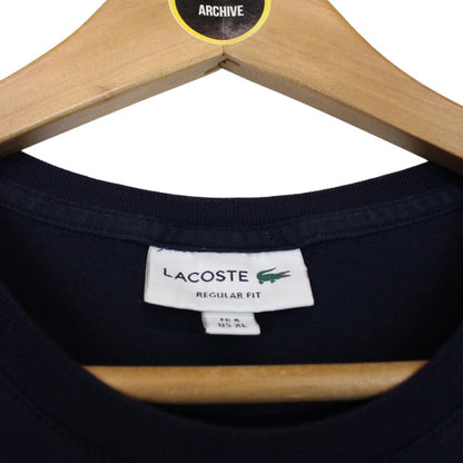 Lacoste Navy Blue Cotton Short Sleeve T-Shirt