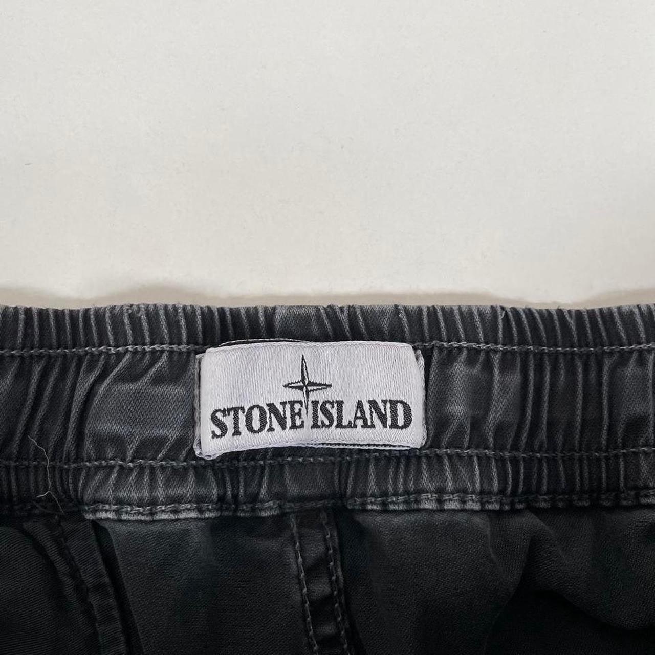 Stone Island AW 2023 Black RE-T Fit Cargo Trousers
