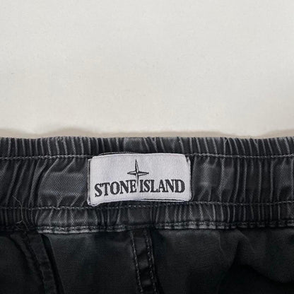 Stone Island AW 2023 Black RE-T Fit Cargo Trousers