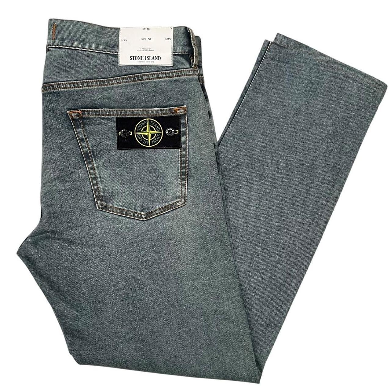 Stone Island AW 2015 Blue Slim Fit Denim Jeans