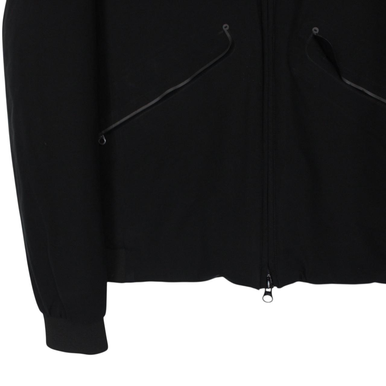 CP Company Blue Full Zip Pro-Tek Quilted Logo Print Jacket