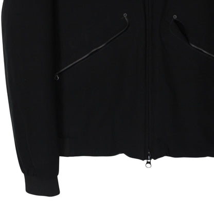 CP Company Blue Full Zip Pro-Tek Quilted Logo Print Jacket