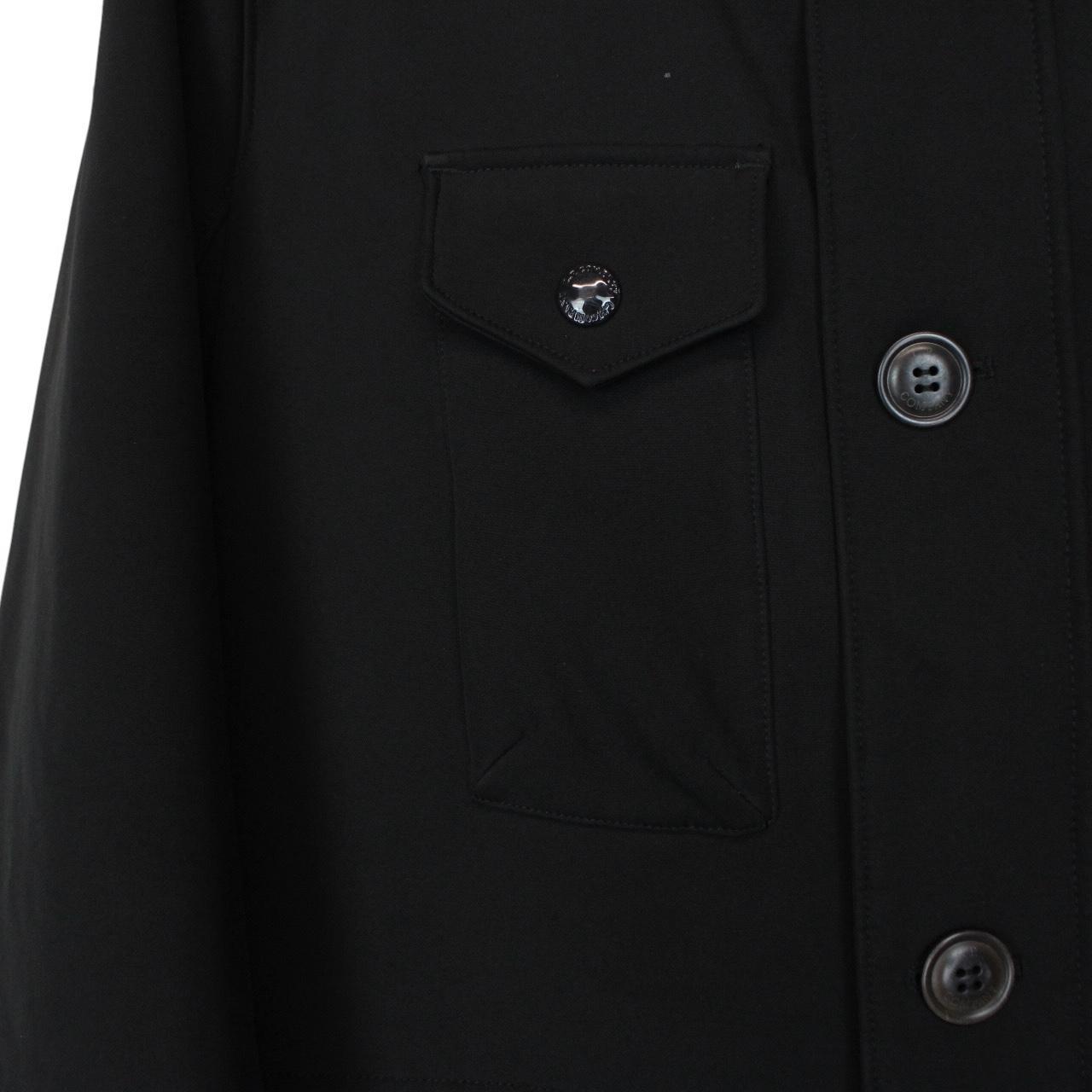 CP Company Black Full Zip Multi Pocket Soft Shell Goggle Jacket
