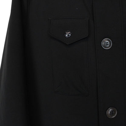CP Company Black Full Zip Multi Pocket Soft Shell Goggle Jacket