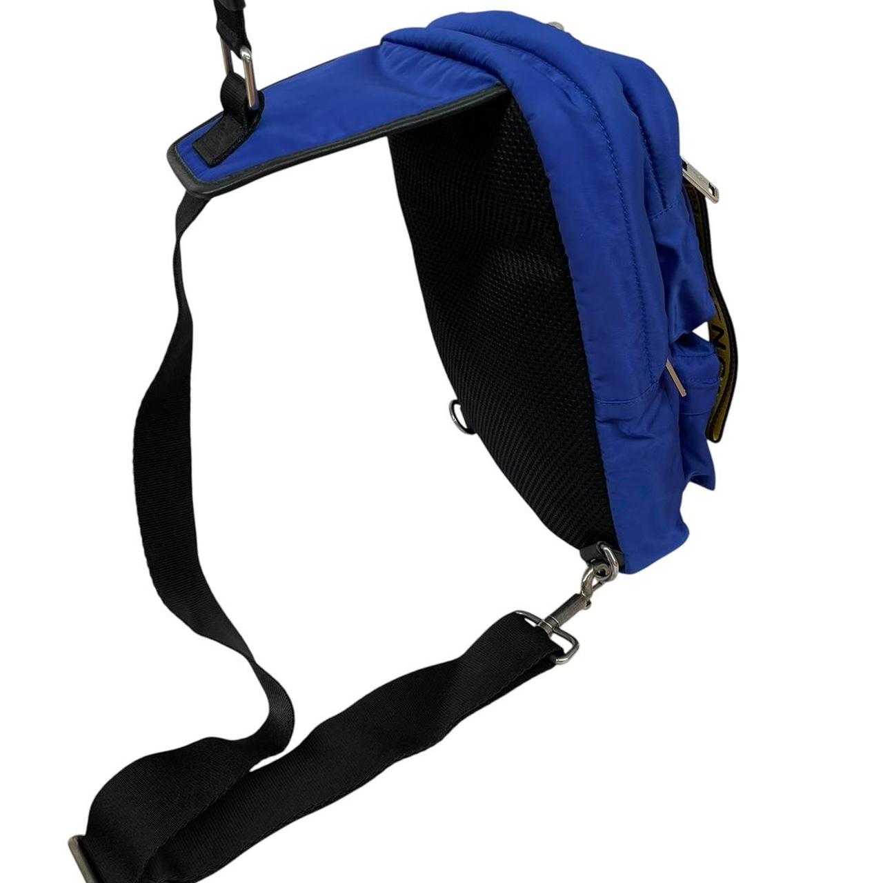 Givenchy UT3 Blue and Black Nylon Sling Bag