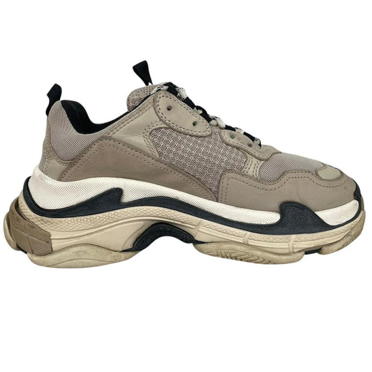 Balenciaga Triple S Beige Mesh Trainers