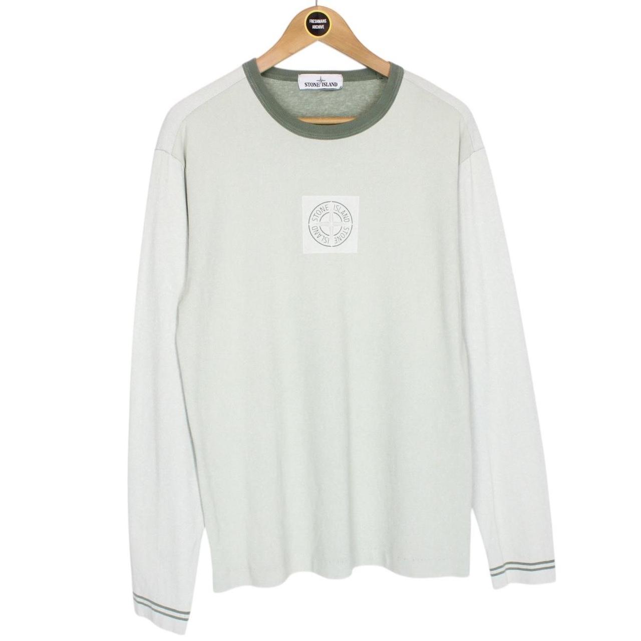 Stone Island SS 2019 Green Long Sleeve Compass T-Shirt