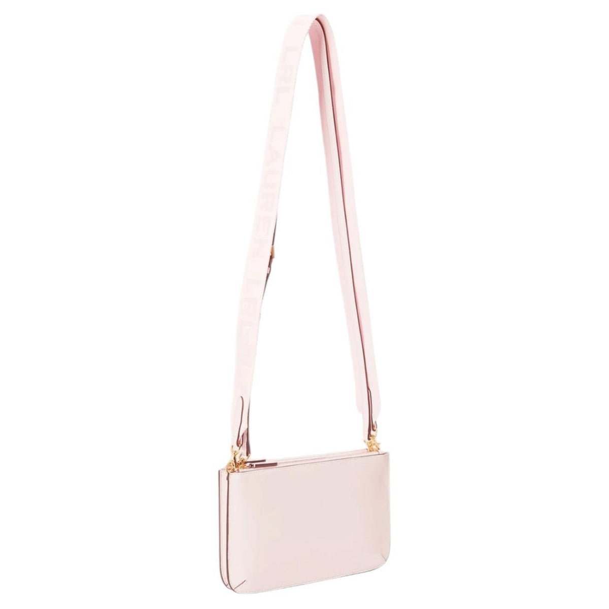 Ralph Lauren pink leather crossbody bag with logo detail and dust bag included.