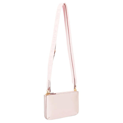 Ralph Lauren pink leather crossbody bag with logo detail and dust bag included.