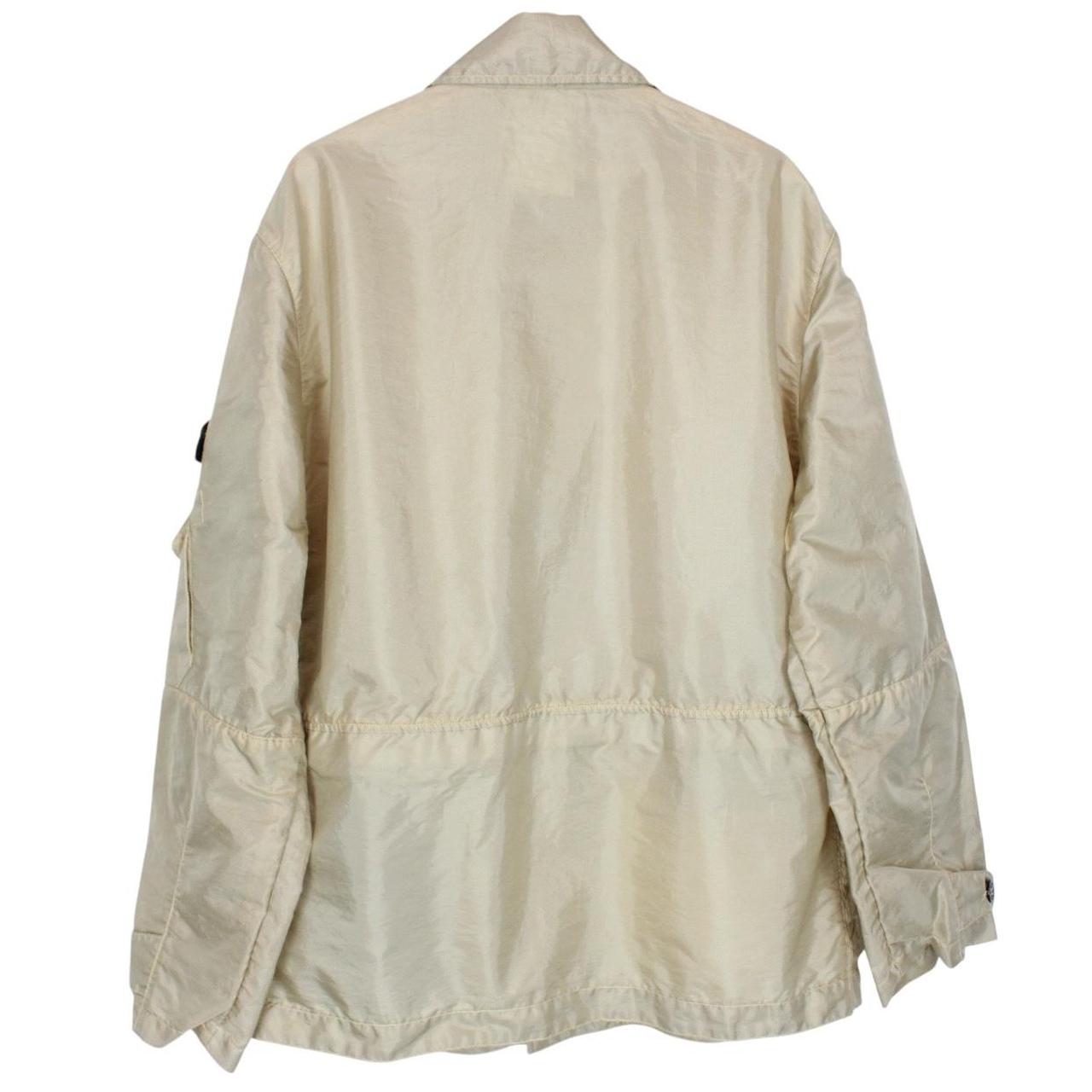 Vintage Stone Island SS 1997 Beige Formula Steel Green Edge Badge Jacket