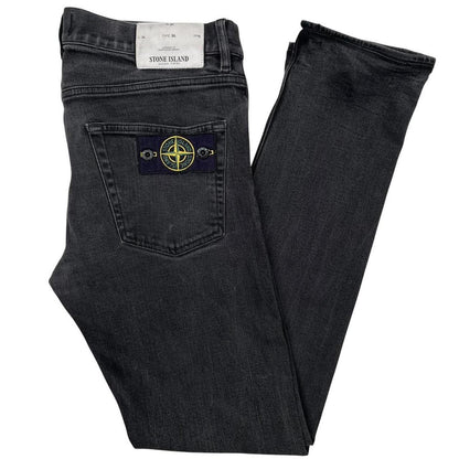 Stone Island AW 2016 Black Slim Fit Denim Jeans