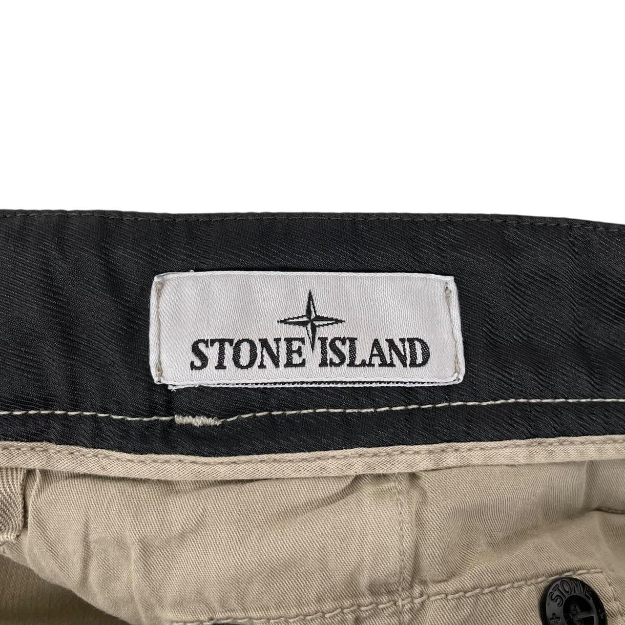 Stone Island AW 2022 Beige Skinny Fit Cargo Trousers