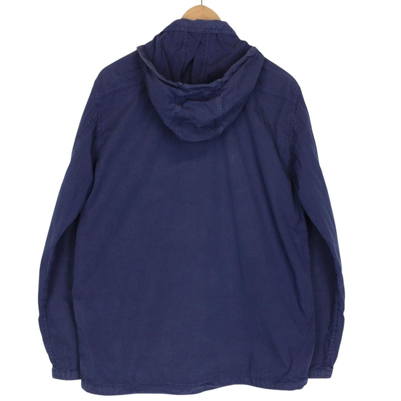 Stone Island SS 2012 Navy Blue Hydrophobic Cotton Overshirt Jacket