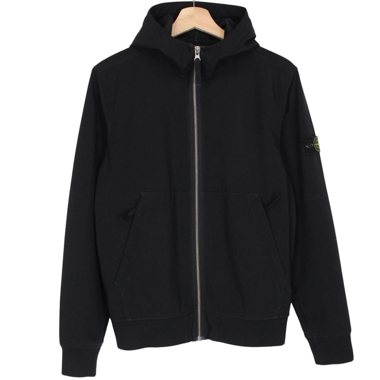 Stone Island Junior SS 2020 Black Full Zip Soft Shell Jacket