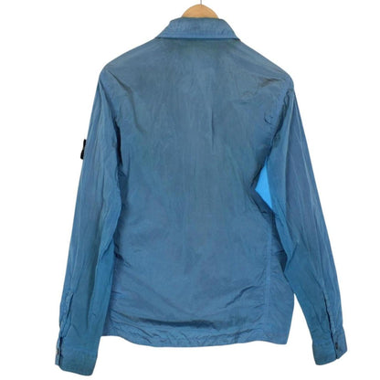 Stone Island SS 2018 Blue Full Zip Nylon Metal Overshirt Jacket