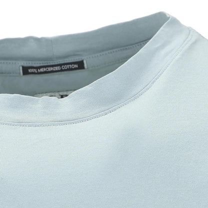 CP Company Light Blue 70/2 Logo Print Cotton Short Sleeve T-Shirt