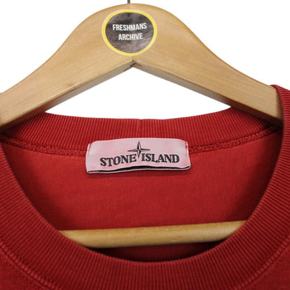 Stone Island SS 2019 Red Cotton Sweatshirt Jumper