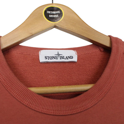 Stone Island AW 2019 Orange Cotton Sweatshirt Jumper