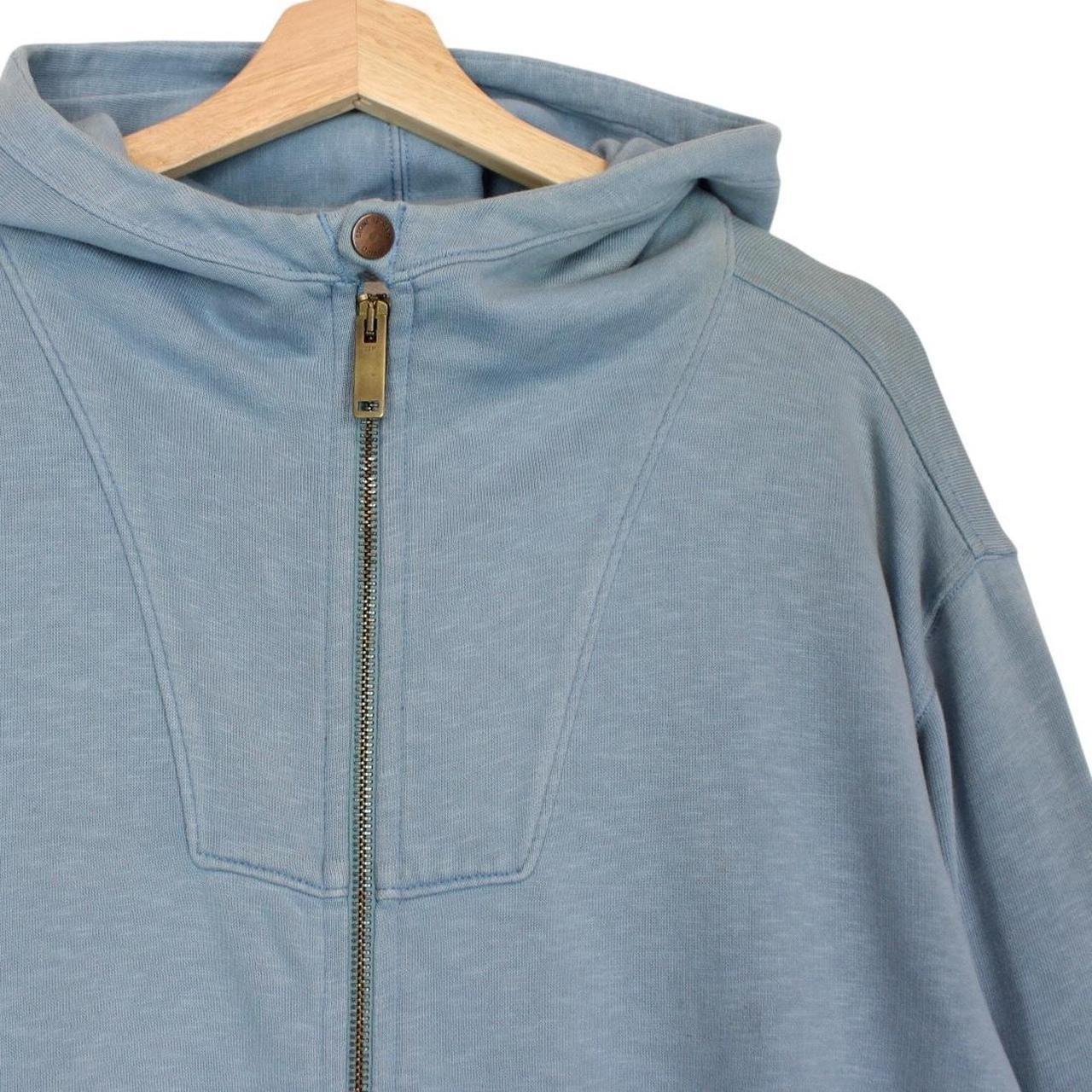 Vintage Stone Island Denims AW 2008 Blue Cotton Full Zip Hoodie Jumper