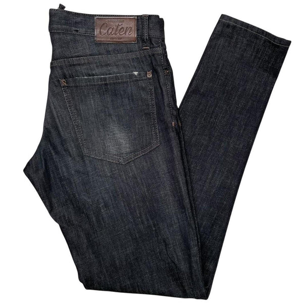 Dsquared2 Dark Grey Wash Distressed Caten Bros Slim Fit Jeans