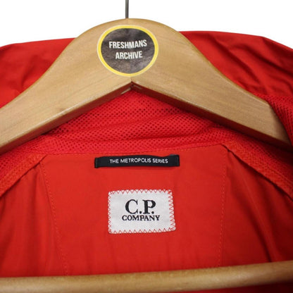 CP Company Red Metropolis Memri Full Zip Hooded Jacket