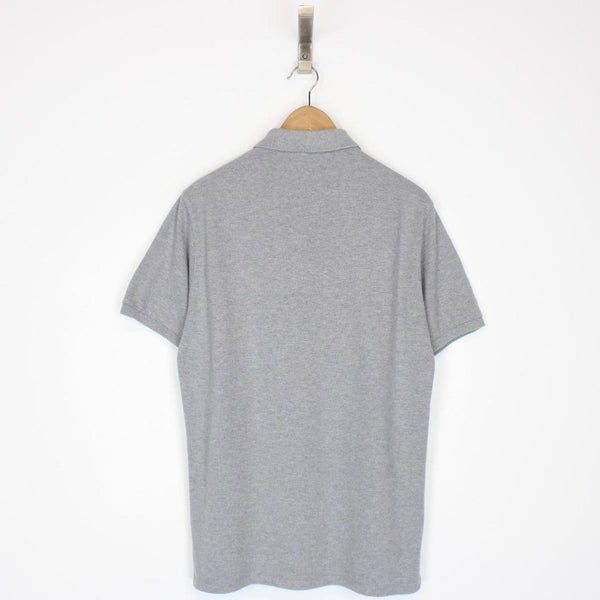 Stone Island Grey Short Sleeve Compass Polo Shirt