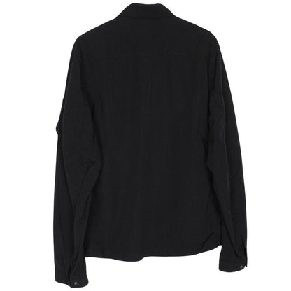 CP Company Black Nylon Lens Overshirt Jacket