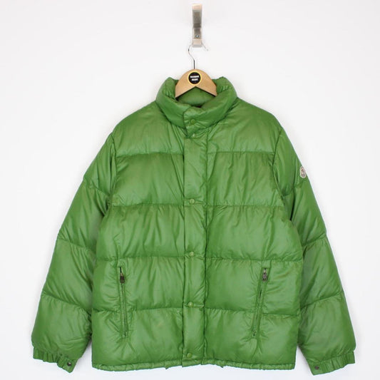 Moncler Green Full Zip Down Puffer Jacket