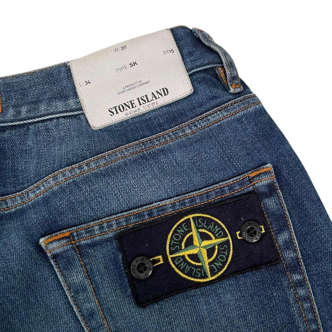 Stone Island AW 2016 Blue Skinny Fit Denim Jeans