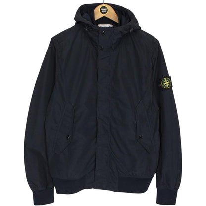 Stone Island SS 2016 Navy Blue Micro Reps Nylon Hooded Jacket