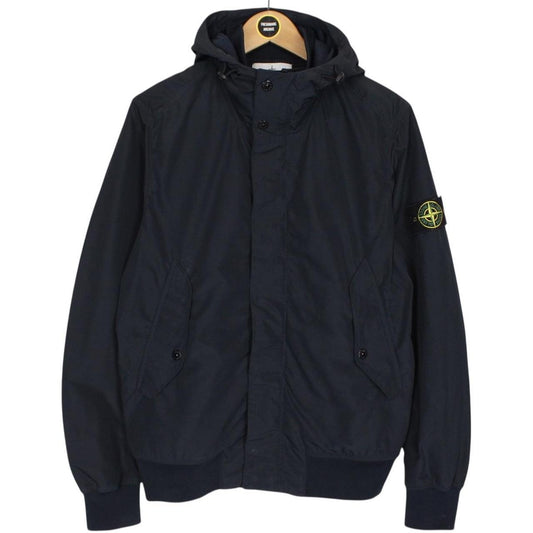 Stone Island SS 2016 Navy Blue Micro Reps Nylon Hooded Jacket