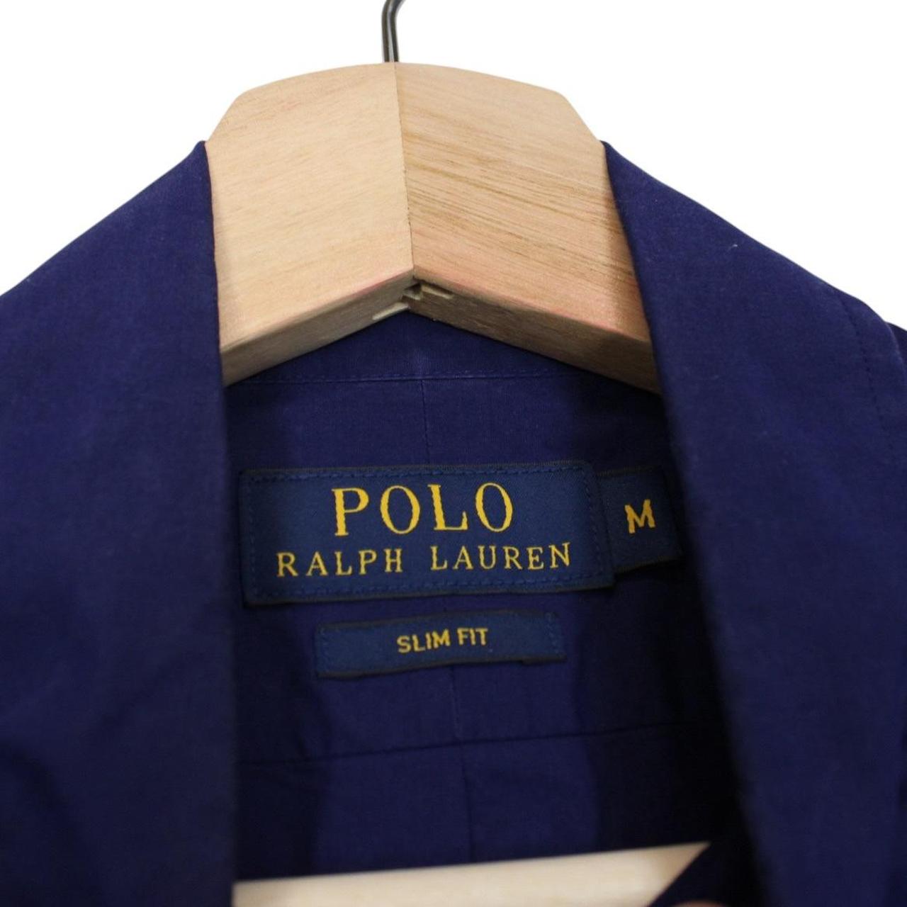Polo Ralph Lauren Blue Slim Fit Long Sleeve Cotton Shirt