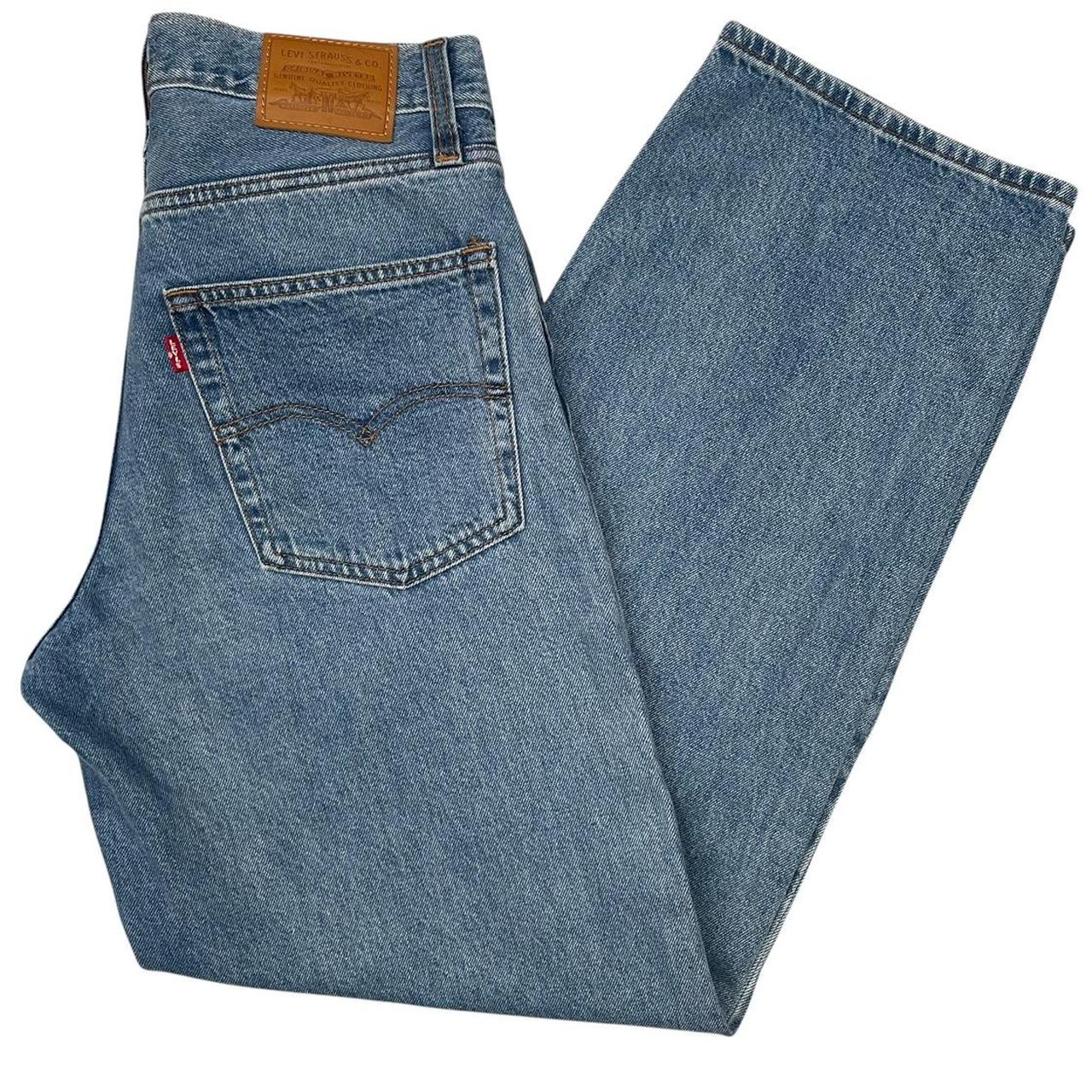 Levis Light Blue Denim Baggy Dad High Waisted Jeans