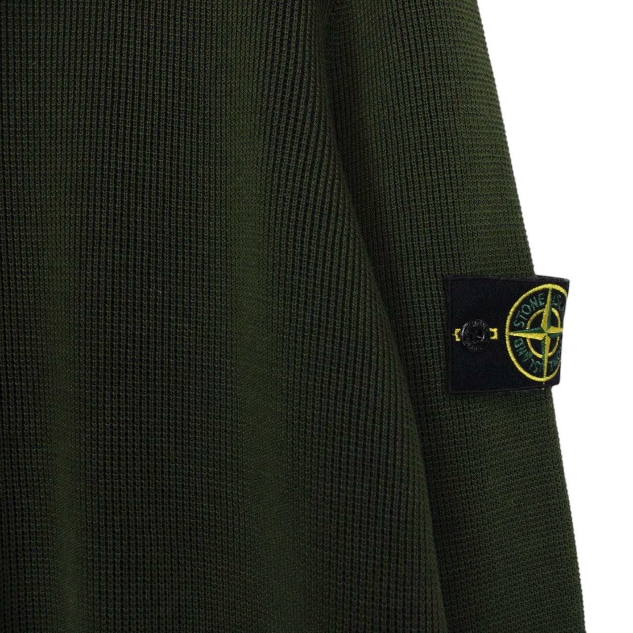 Stone Island SS 2018 Green Cotton Knit Sweatshirt Jumper