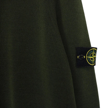 Stone Island SS 2018 Green Cotton Knit Sweatshirt Jumper