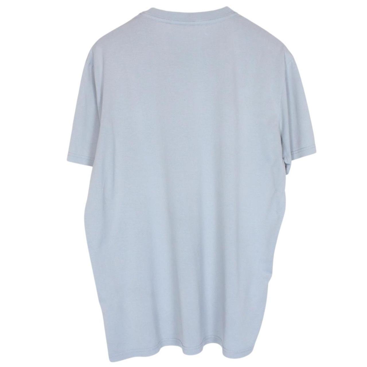 Givenchy Paris Light Blue Short Sleeve Faded Logo T-Shirt
