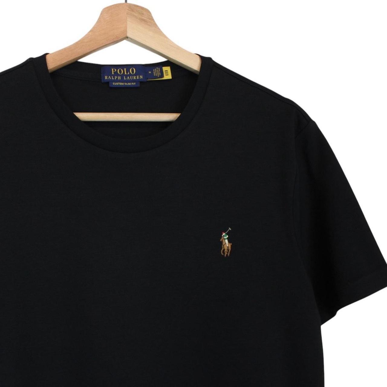 Polo Ralph Lauren Black Short Sleeve Pima Cotton T-Shirt