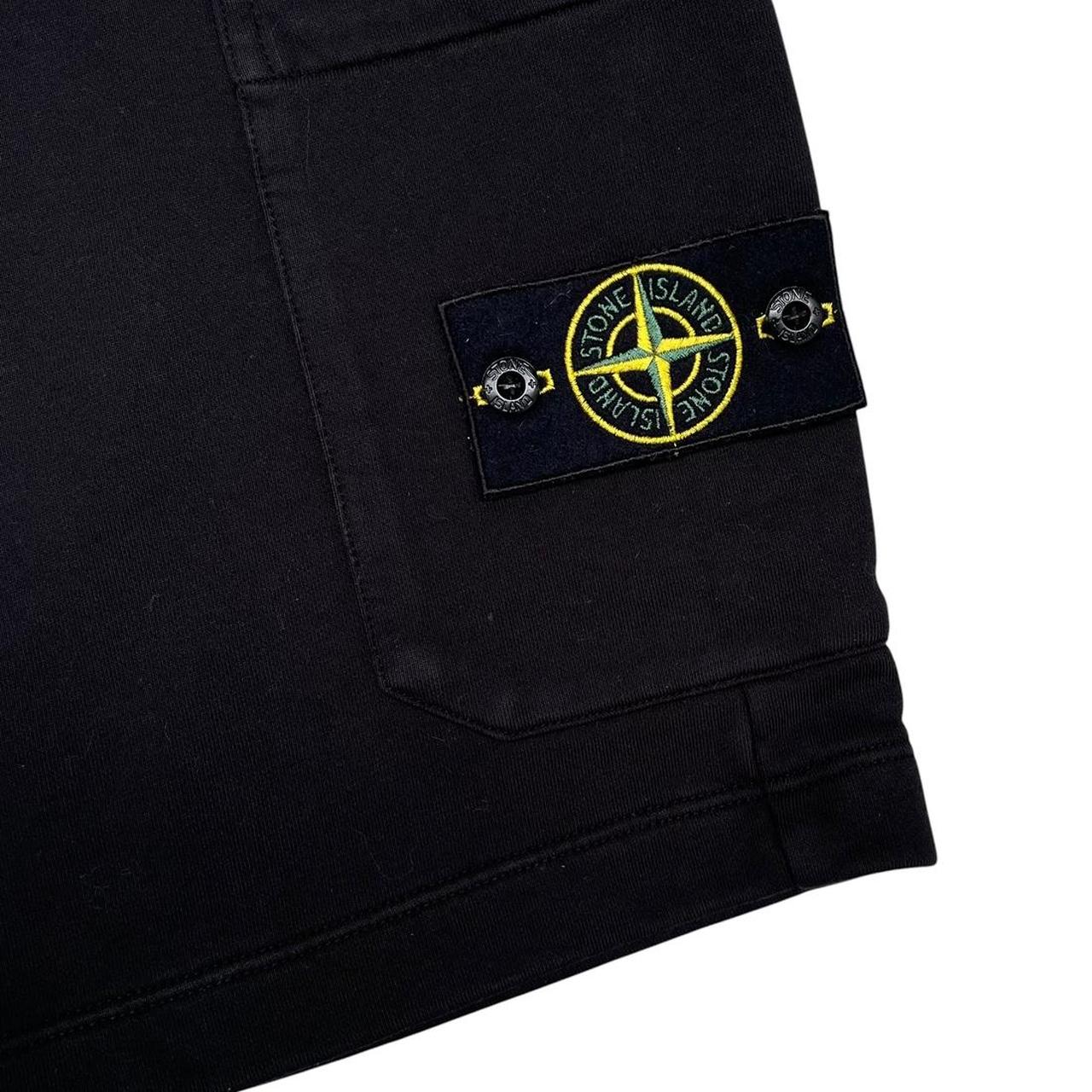 Stone Island SS 2019 Black Cotton Jogger Shorts