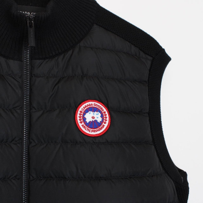 Canada Goose Hybridge Knit Black Down Gilet / Bodywarmer