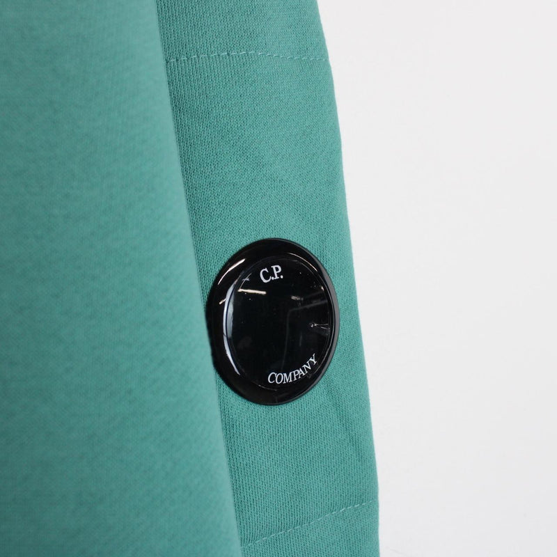 CP Company Green Goggle Lens Cotton Sweatshirt Jumper