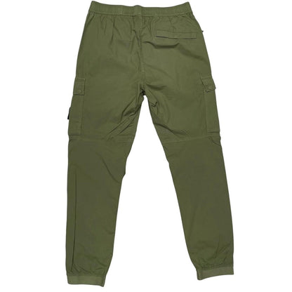 Stone Island SS 2022 Green RE-T Fit Cargo Trousers