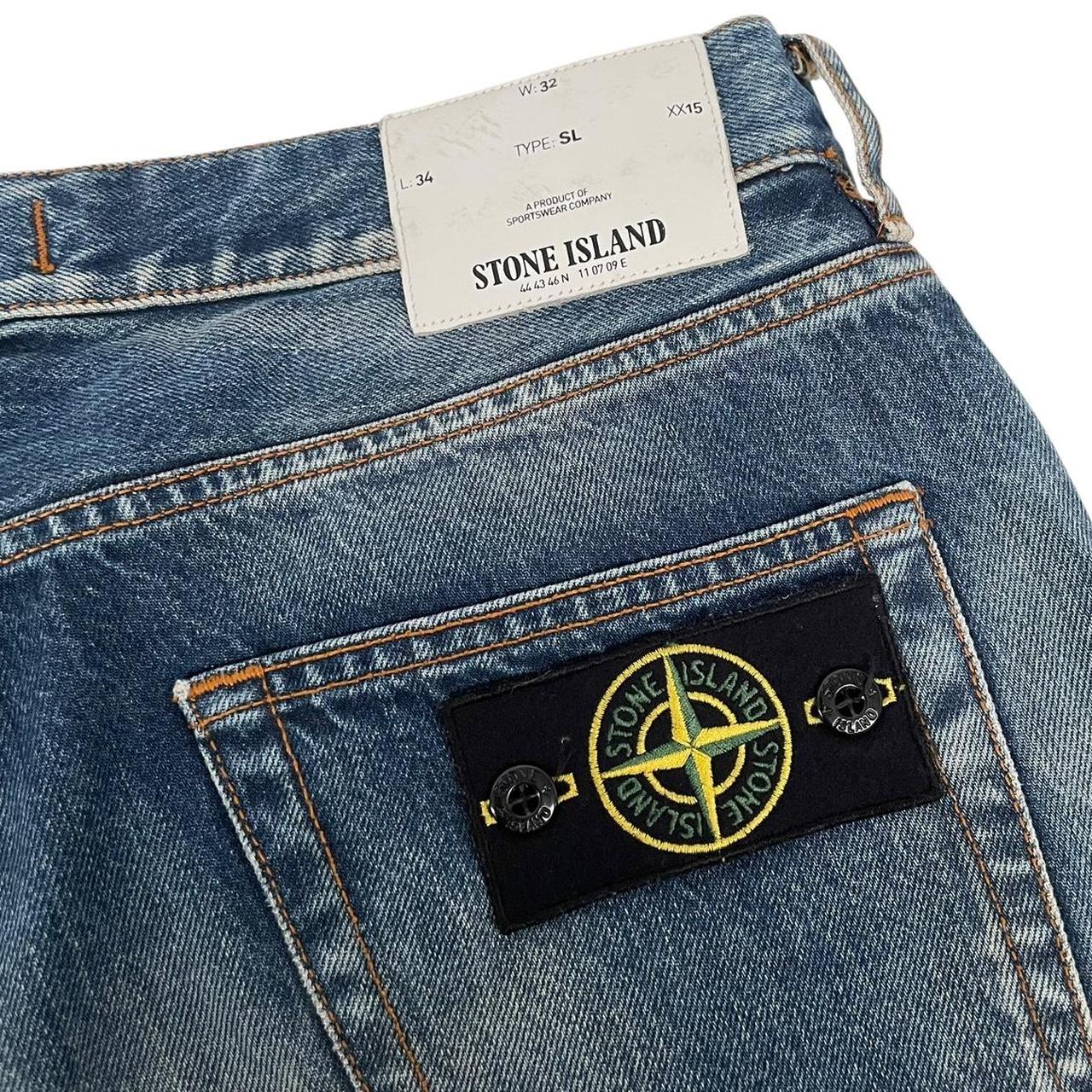 Stone Island AW 2014 Blue Slim Fit Denim Jeans
