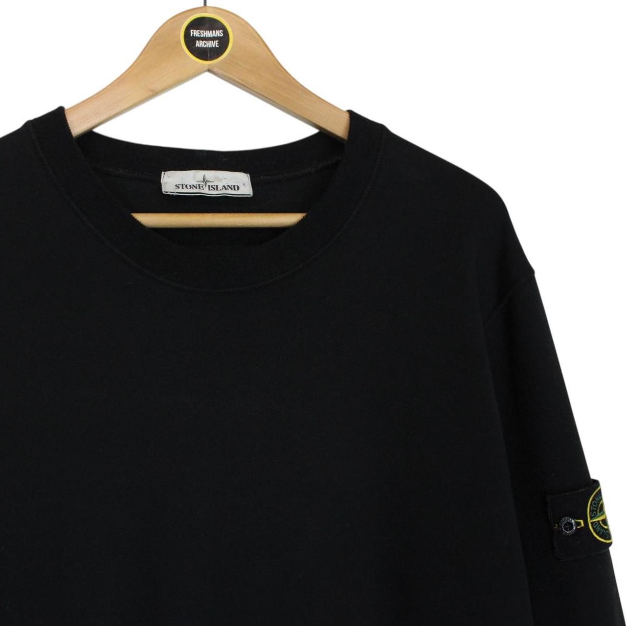 Stone Island AW 2021 Black Cotton Sweatshirt Jumper