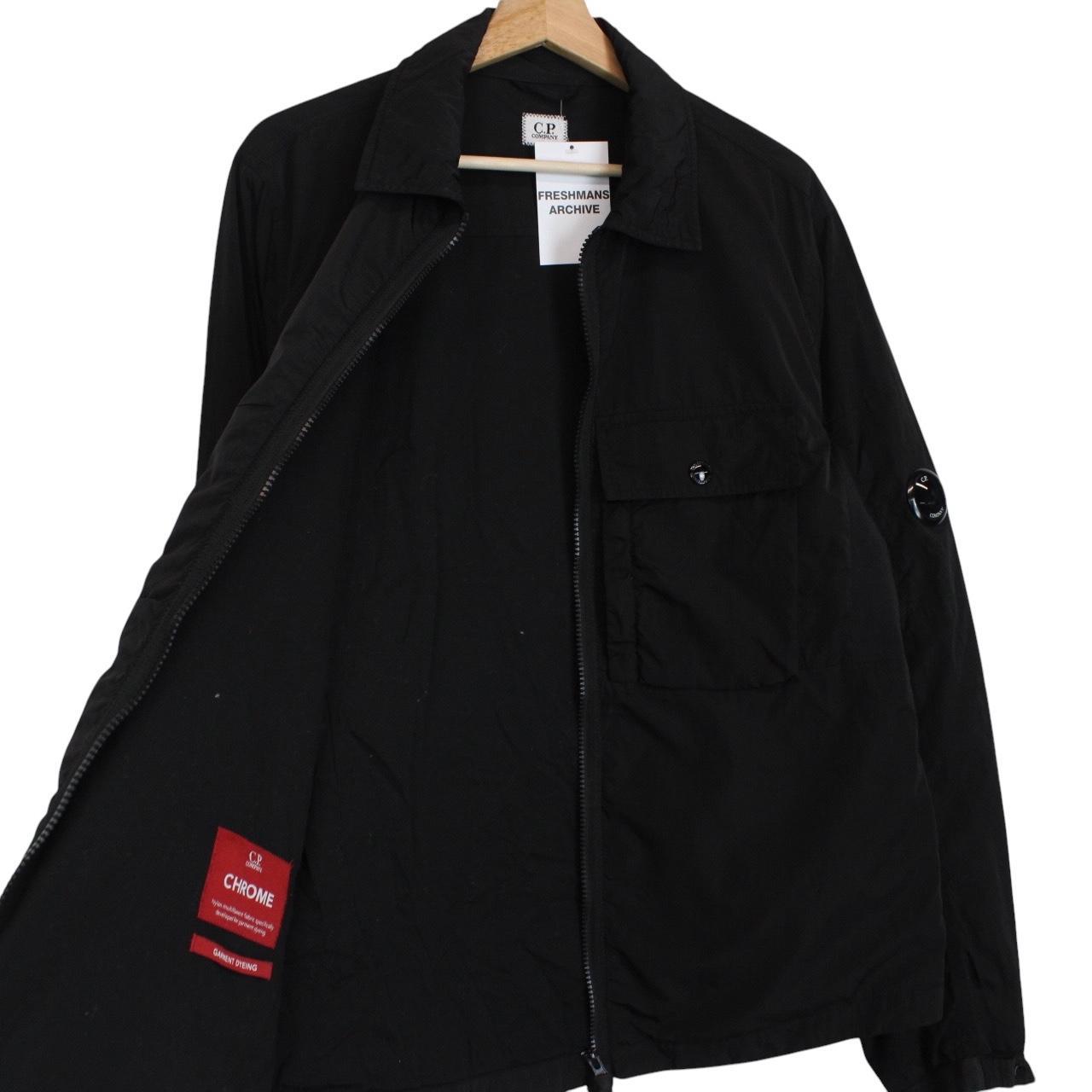 CP Company Black Chrome Nylon Lens Overshirt Jacket